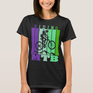 Camiseta El ciclismo de montaña nunca se vuelve más fácil p