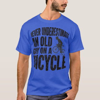 Camiseta El Ciclismo Divertido Nunca Subestima A Un Viejo H