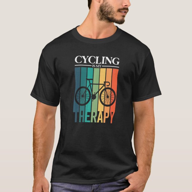 Camiseta El Ciclismo Es Mi Bicicleta Terapéutica (Anverso)