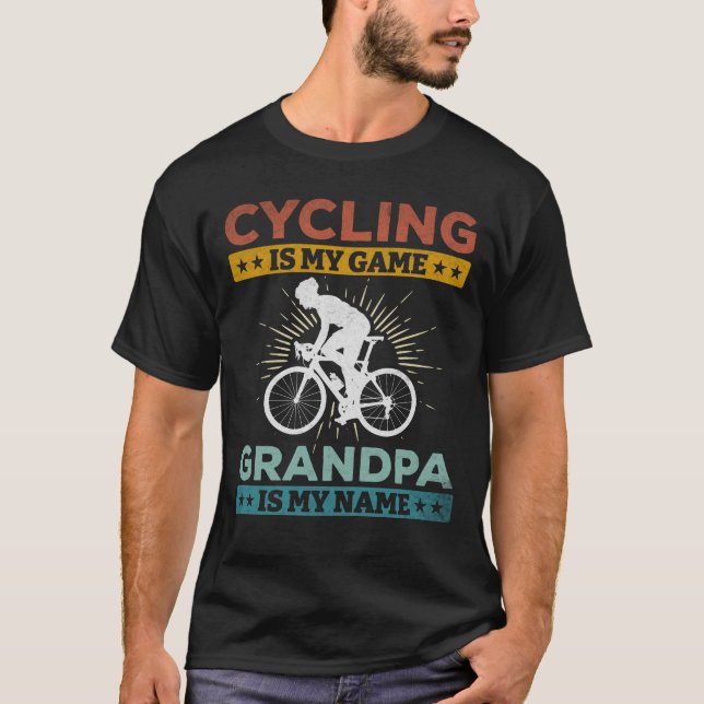 Camiseta El ciclismo es mi juego el abuelo es mi nombre Bic (Anverso)