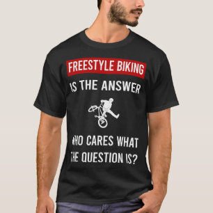 Camiseta El ciclista de bicicleta de freestyle