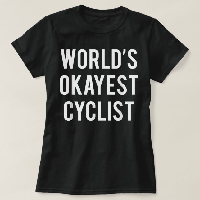 Camiseta El ciclista más divertido del mundo  (Diseño del anverso)