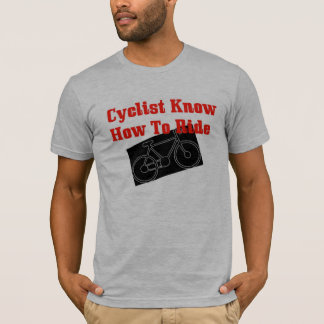 Camiseta El ciclista sabe montar