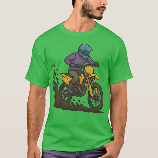 Camiseta El ciclista sucio en acción (Anverso)