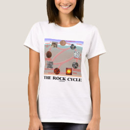 Camiseta El ciclo de la roca (geología de la geología)