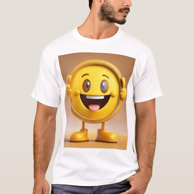 Camiseta El ciclo de vida de la Emoji facial (Anverso)