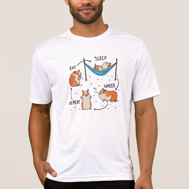 Camiseta El ciclo de vida de un Conejillo de Indias (Anverso)