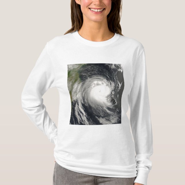 Camiseta El ciclón tropical Favio se acerca a Mozambique (Anverso)