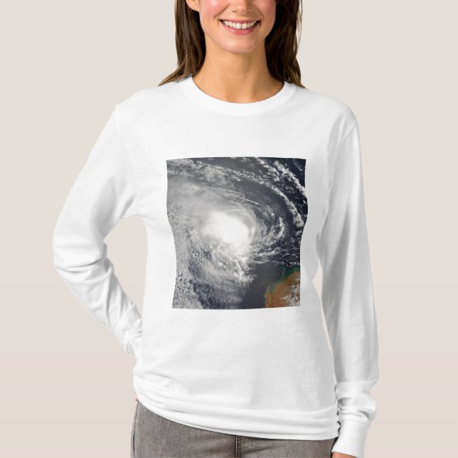 Camiseta El ciclón tropical Jacob se acerca a Australia (Anverso)