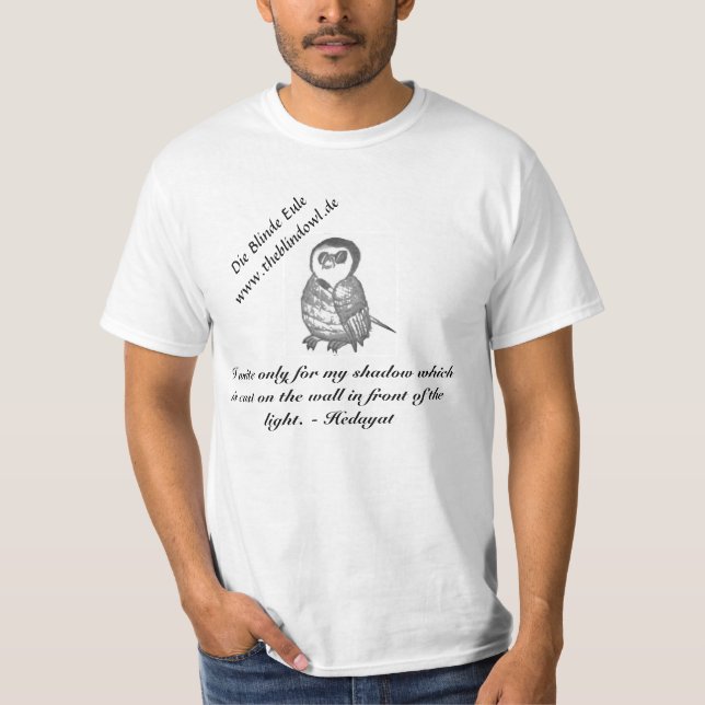 Camiseta El ciego lechuza (Anverso)