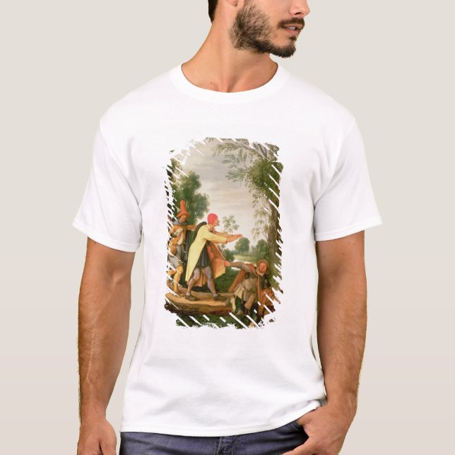 Camiseta El ciego llevando las persianas (Anverso)
