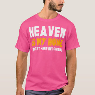 Camiseta El cielo de la Biblia es mi hogar cristiano Jesús