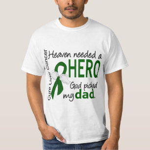 Camiseta El cielo del cáncer de hígado necesitó a un pap