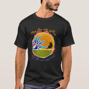 Camiseta El Cielo Era Amarillo Y El Sol Azul