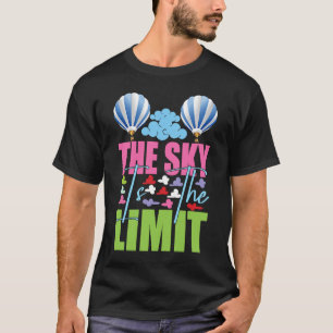 Camiseta El Cielo Es El Aero De Aerostato De Balón De Aire 