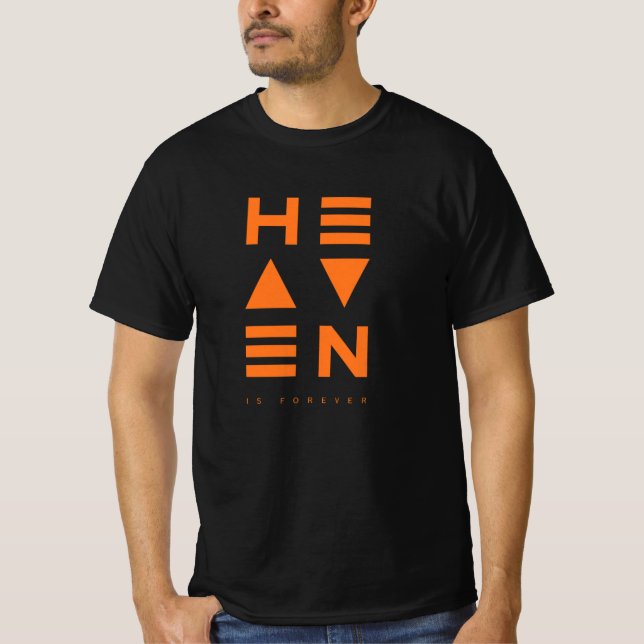Camiseta El cielo es para siempre (Anverso)