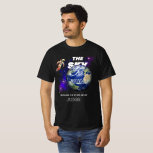 Camiseta El cielo está en casa, porque las estrellas nunca 