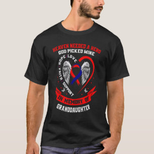 Camiseta El cielo necesita a un héroe que Dios recogió a la