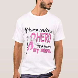 Camiseta El cielo necesitó a un cáncer de pecho de Nana d
