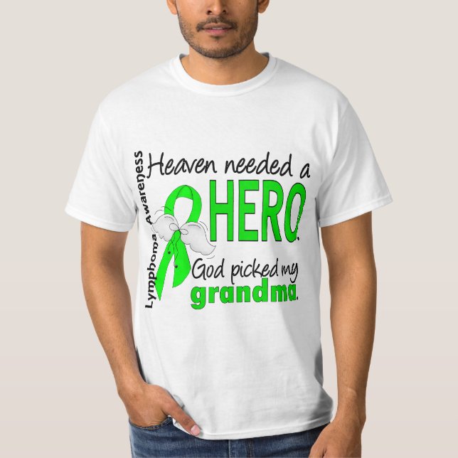 Camiseta El cielo necesitó un linfoma de la abuela del (Anverso)