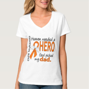Camiseta El cielo necesitó una leucemia del papá del hér