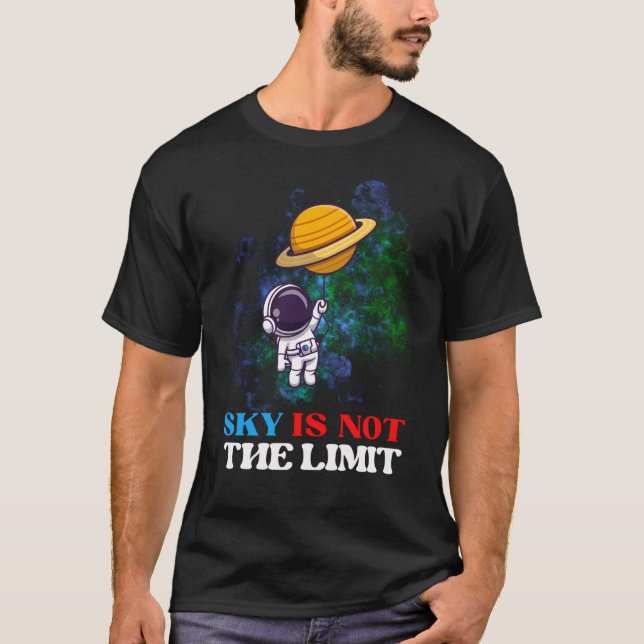 Camiseta El cielo no es el límite (Anverso)