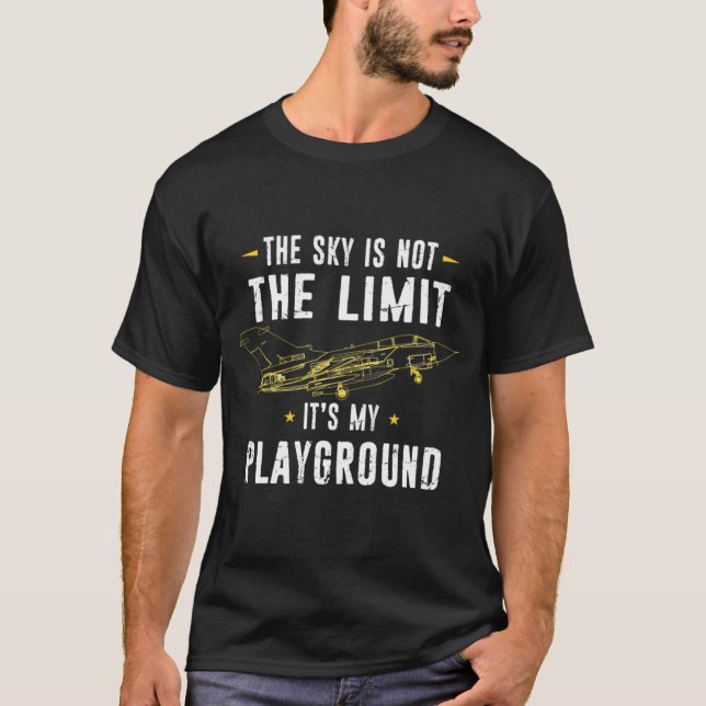Camiseta El Cielo No Es El Límite En Problemas (Anverso)