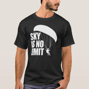 Camiseta El Cielo No Es Límite Parapente Hombres Avance Par
