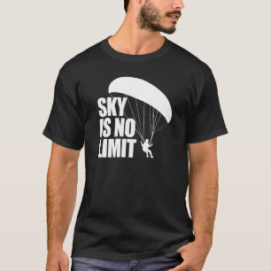Camiseta El Cielo No Es Límite Parapente Hombres Parapente 