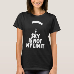 Camiseta El cielo no es mi ala de parapente de vacaciones v