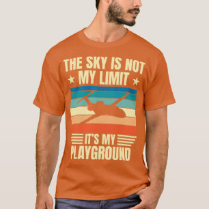 Camiseta El cielo no es mi límite Piloto de Aviación