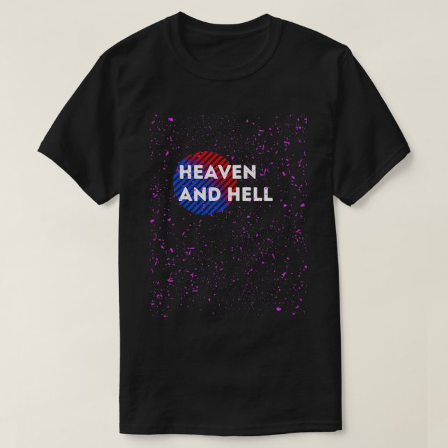 Camiseta El cielo y el infierno (Diseño del anverso)