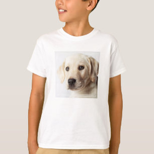Camiseta El cierre de la cachorro de Labrador dorado