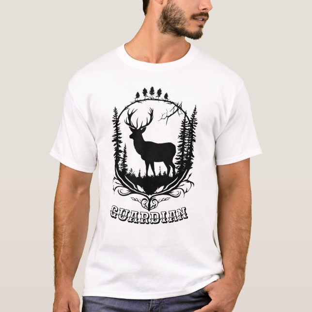 Camiseta El ciervo de la Guardia Forestal (Anverso)