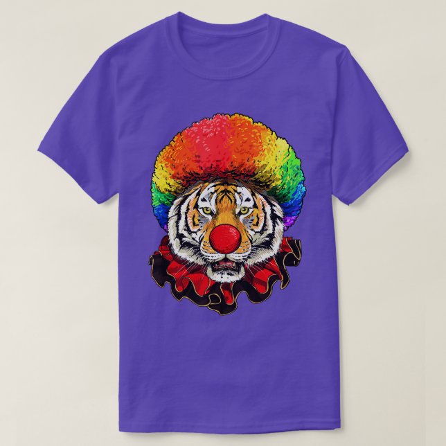 Camiseta El circo animal del tigre y la fauna salvaje (Diseño del anverso)