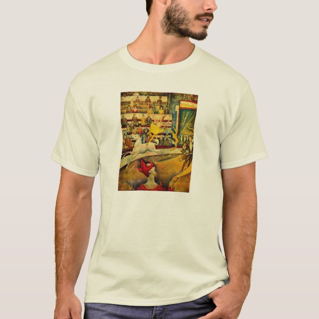 Camiseta El circo de Jorte Seurat (1891) (Anverso)