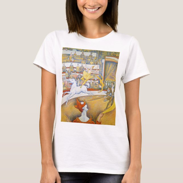 Camiseta El circo, Seurat (Anverso)