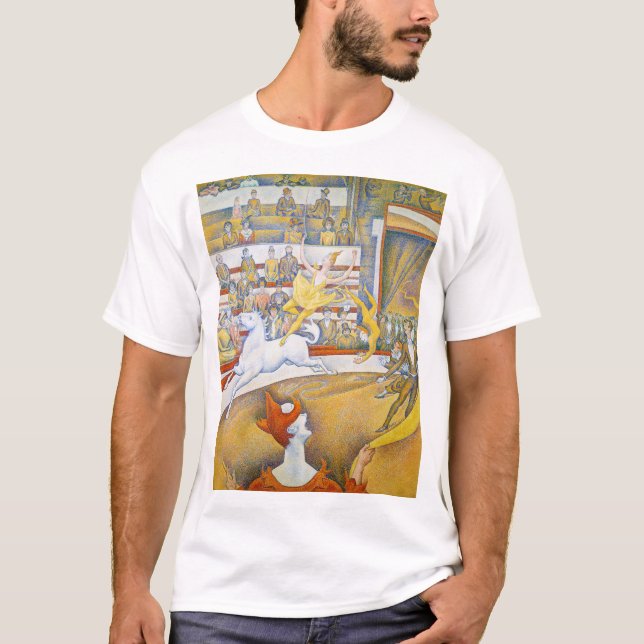 Camiseta El circo, Seurat (Anverso)