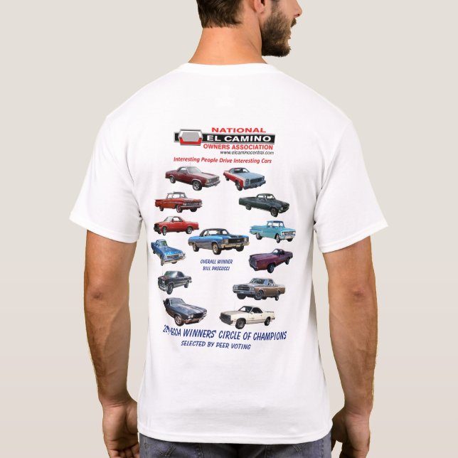 Camiseta El círculo 2019 del ganador de campeones (Reverso)