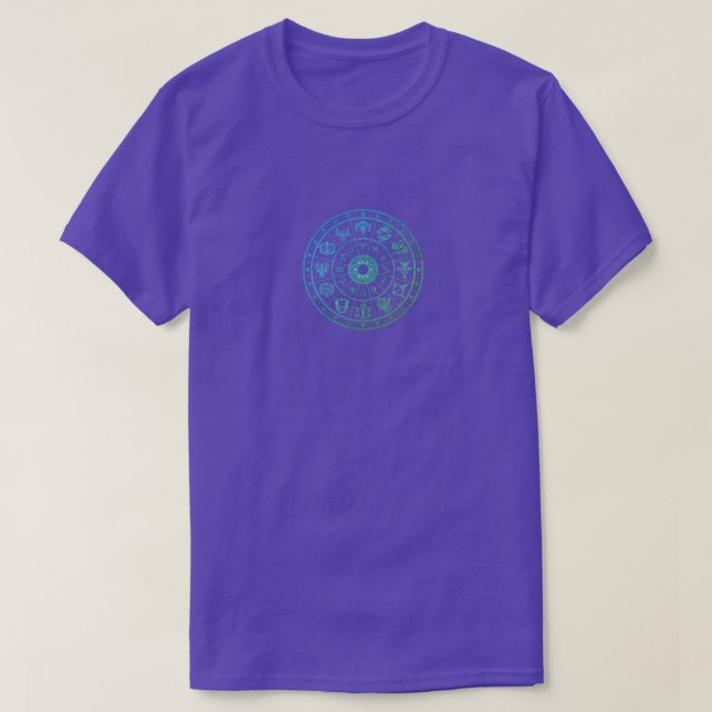 Camiseta El círculo zodiaco (Diseño del anverso)