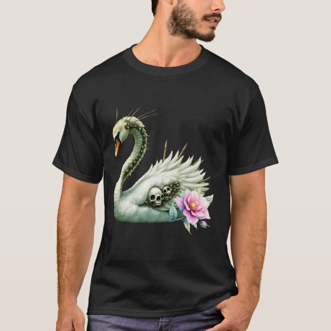 Camiseta El Cisne de las Aguas Olvidadas.  (Anverso)