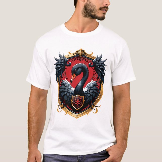 Camiseta El Cisne Negro es un símbolo de elegancia y poder. (Anverso)