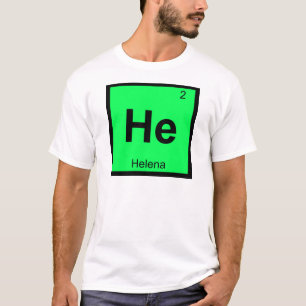Camiseta Él - Ciudad de la Tabla Periódica de Química de He