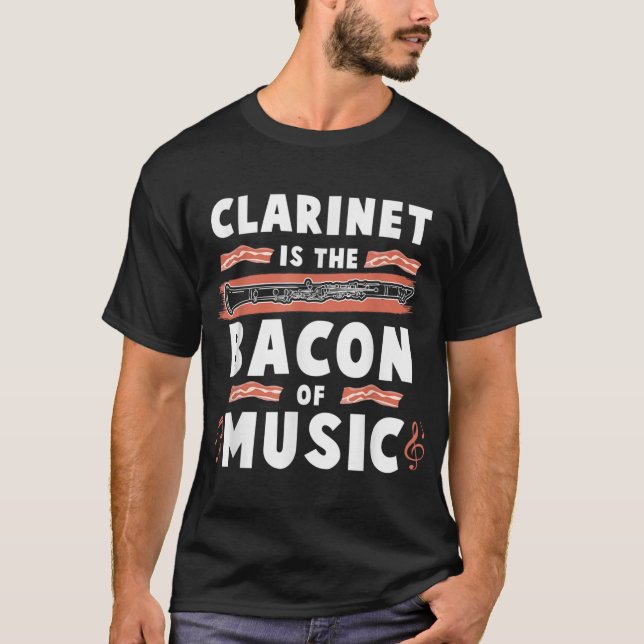 Camiseta El Clarinet Es El Blanco De La Música Clarinet Pla (Anverso)