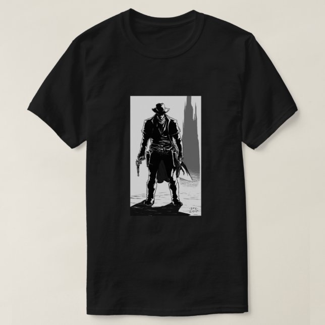 Camiseta El clásico del Gunslinger (Diseño del anverso)