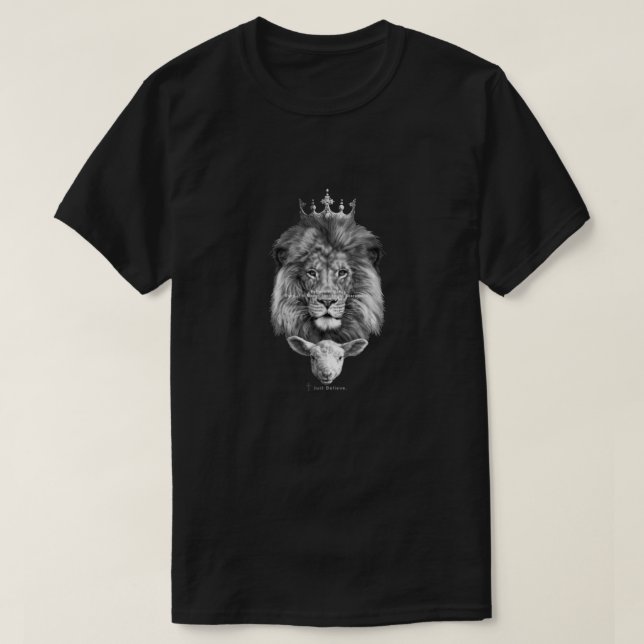 Camiseta El Clásico Del León Y El Porte Cristiano Cordero (Diseño del anverso)