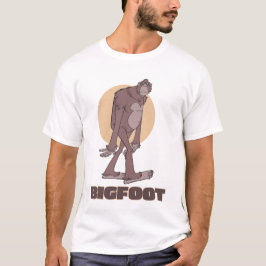 Camiseta El clásico marrón en el Naranja Grumpy Bigfoot Wal