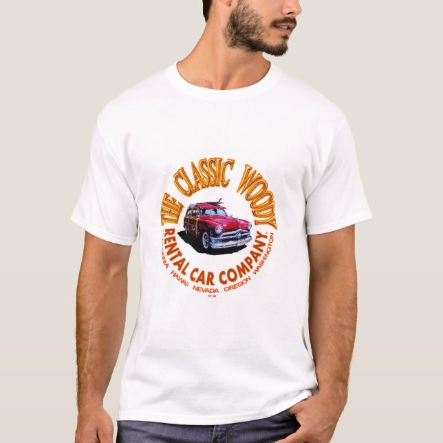 Camiseta El clásico Woody Rental Car Co. 2 (Anverso)