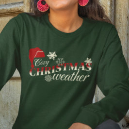 Camiseta El clima acogedor de los Navidades