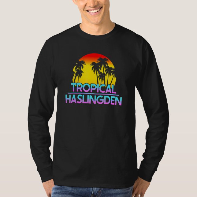 Camiseta El clima británico de Haslingden (Anverso)